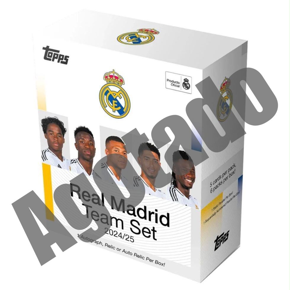 2024-25 Topps Real Madrid Team Set
