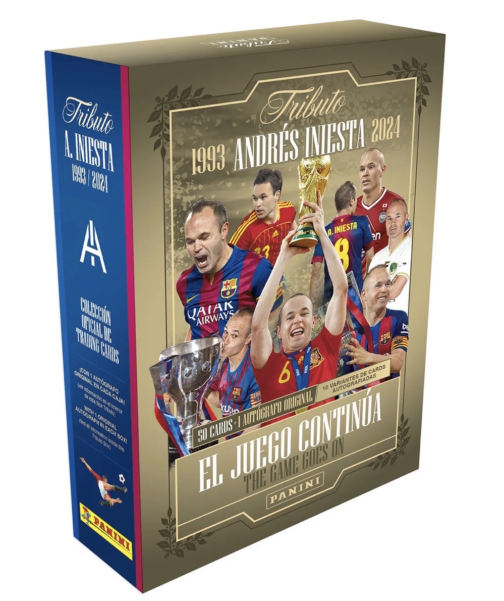 Tributo Andrés Iniesta Panini