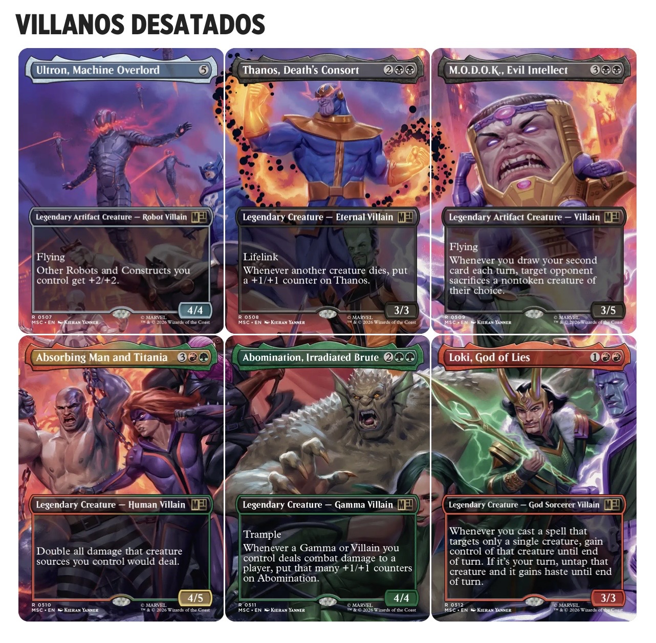 Magic The Gathering Marvel Super Heroes Scene Box - Villains Unleashed - Imagen 2